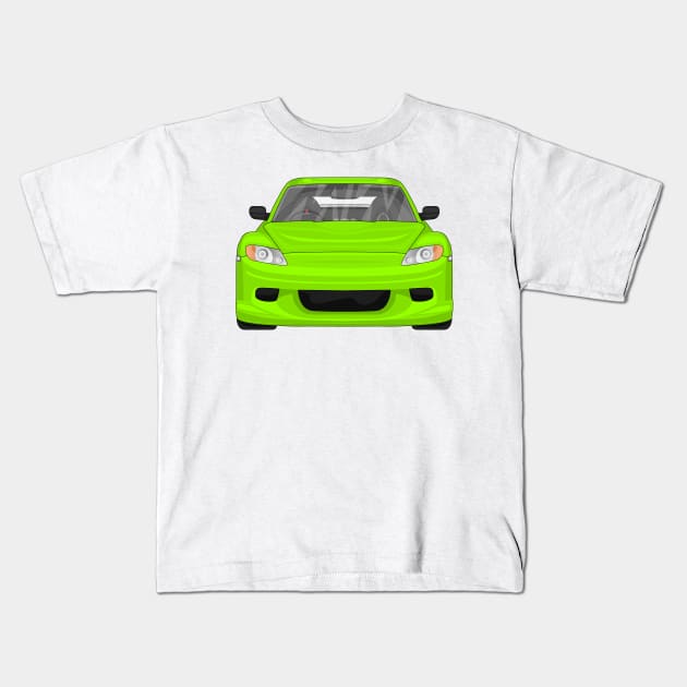 RX8 LIME Kids T-Shirt by VENZ0LIC